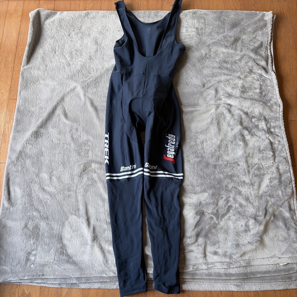Santini Trek-Segafredo Cycling Bib Shorts Sz XL Made In Italy Padded